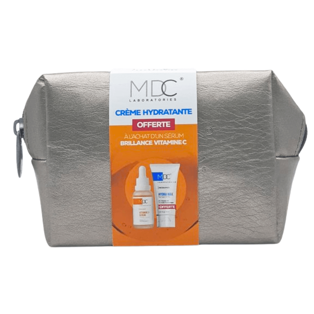 MDC Brillance Serum Vitamine C + Creme Hydratante + Trousse - Global Para