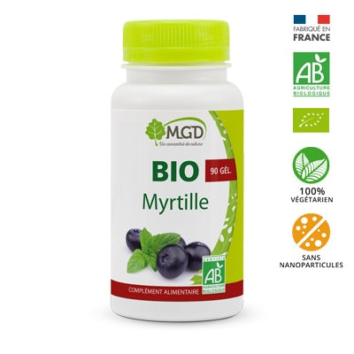 MGD bio myrtille boite 90 gélules