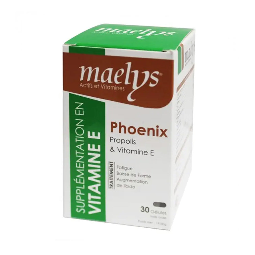 Maelys Phoenix Propolis Et Vitamine E 30 Gélules nova parapharmacie prix maroc casablanca