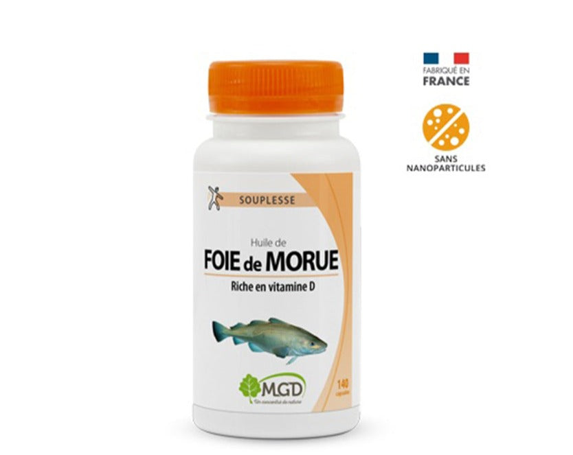 Mgd-Foie-De-Morue-140-Capsules-Parapharmacie-Casablanca-Maroc-PrixNovaPara