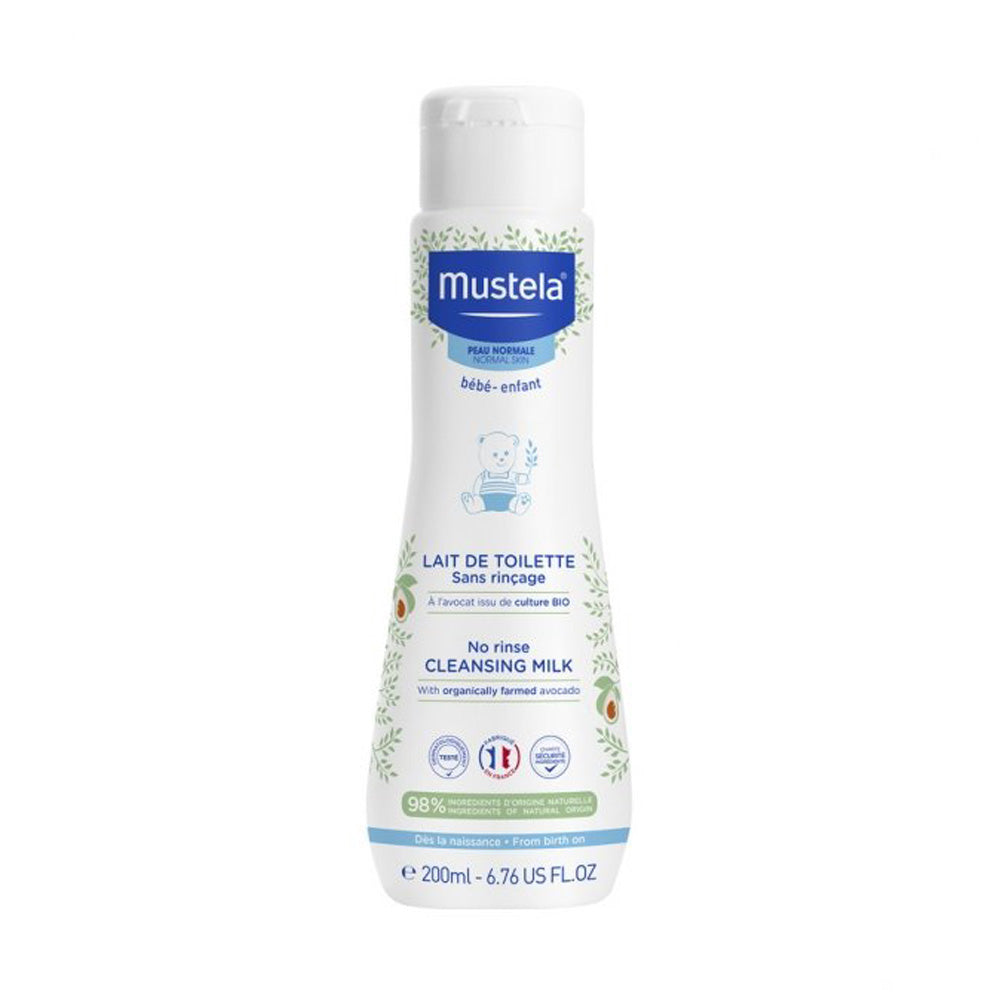 Mustela Lait De Toilette Sans Rinçage à L'avocat BIO 200ml nova parapharmacie prix maroc casablanca