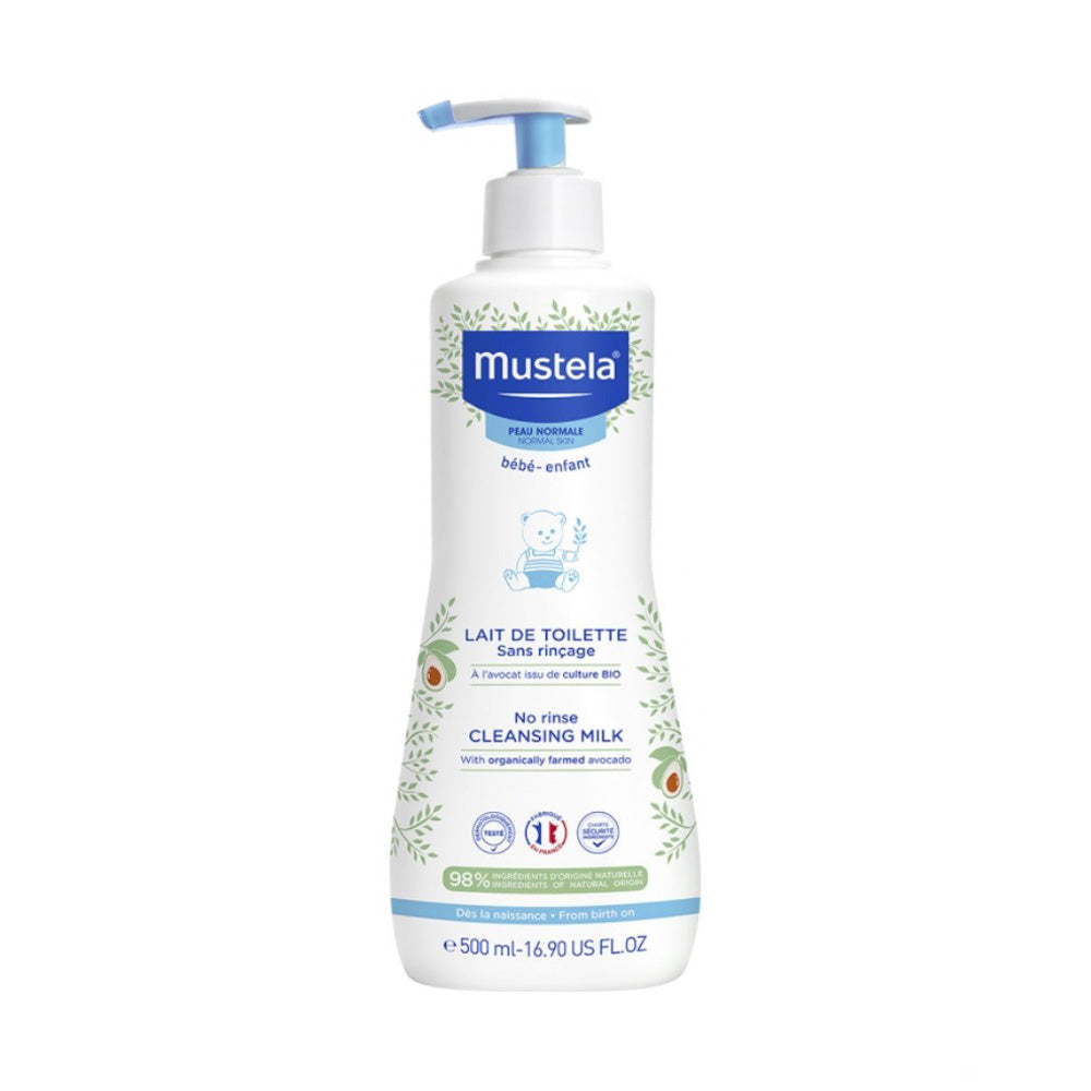 Mustela Lait De Toilette Sans Rinçage à L'avocat BIO 500ml nova parapharmacie prix maroc casablanca