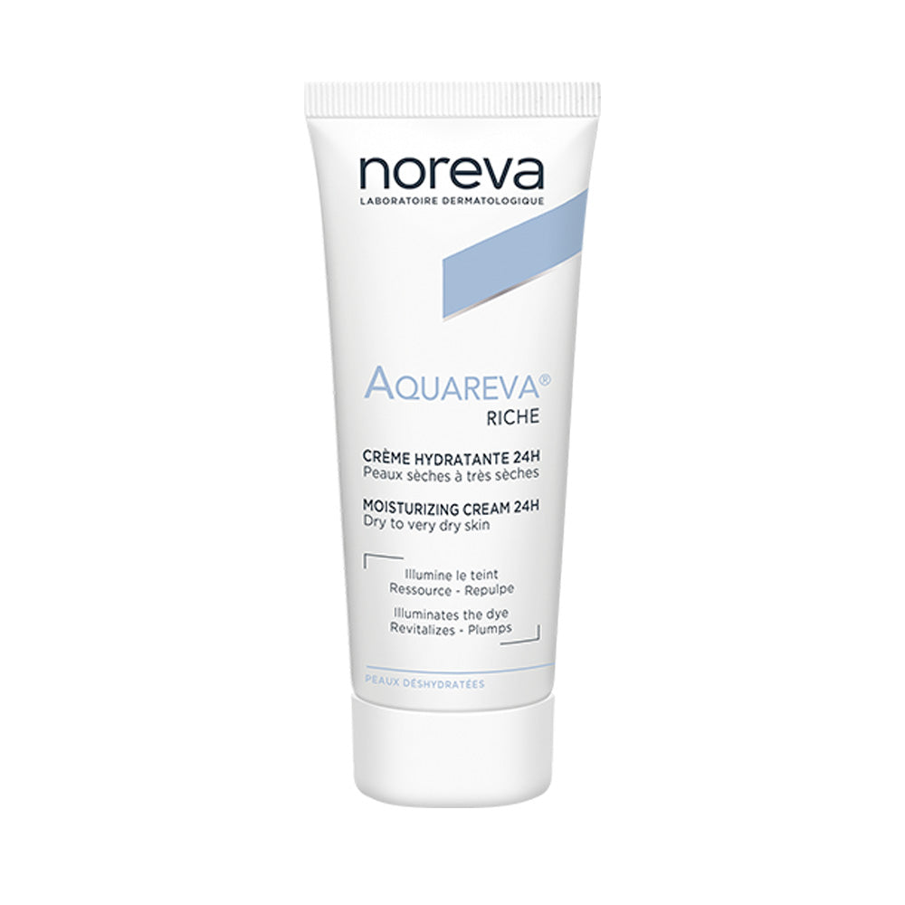 Noreva Aquareva Crème hydratante 24h Riche 40ml nova parapharmacie prix maroc casablanca