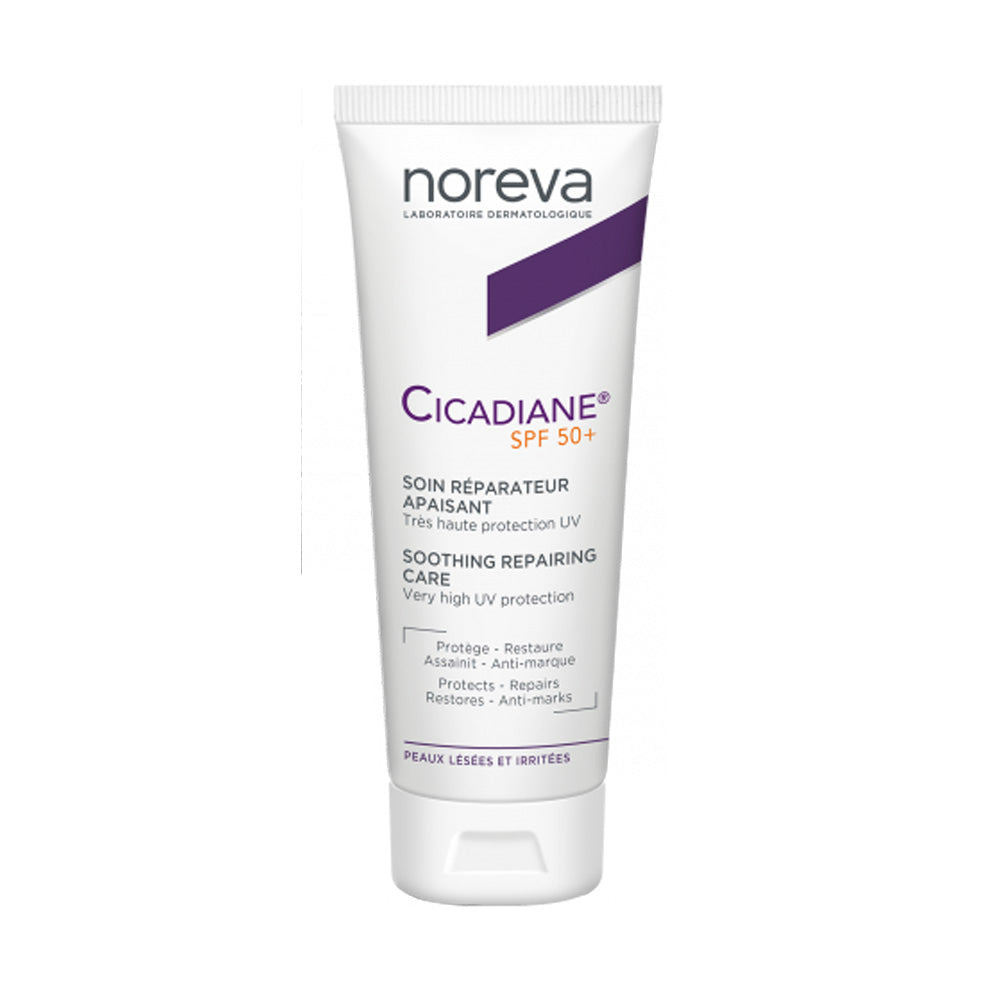 Noreva Cicadiane Soin réparateur apaisant SPF50+ 40ml nova parapharmacie prix maroc casablanca