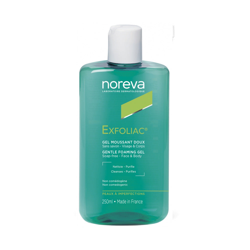 Noreva Exfoliac Gel moussant Doux 250ml nova parapharmacie prix maroc casablanca