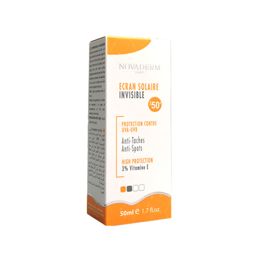 Novaderm Ecran Invisible SPF50+ 50ml nova parapharmacie prix maroc casablanca