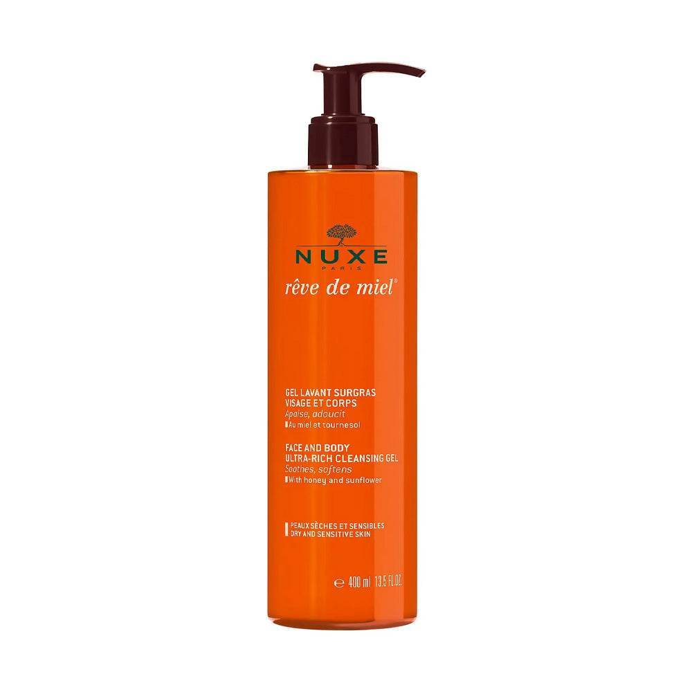 Nuxe Reve De Miel Gel Lavant Surgras Visage et Corps 400ml