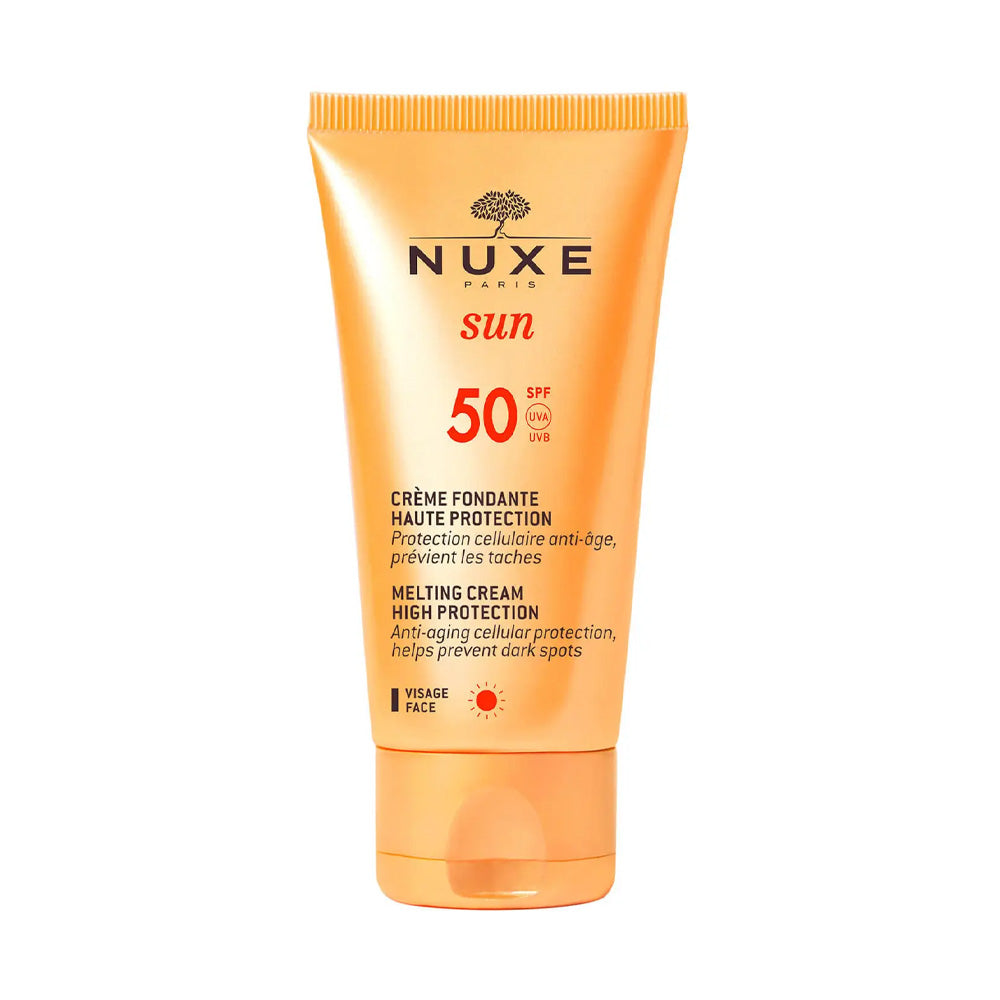 Nuxe Sun Crème Fondante Visage SPF50 50ml nova parapharmacie prix maroc casablanca