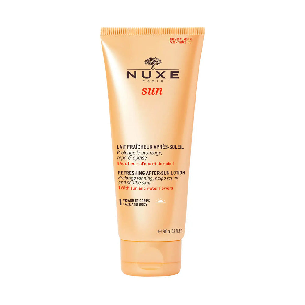 Nuxe Sun Lait fraîcheur après-soleil visage et corps 200ml nova parapharmacie prix maroc casablanca