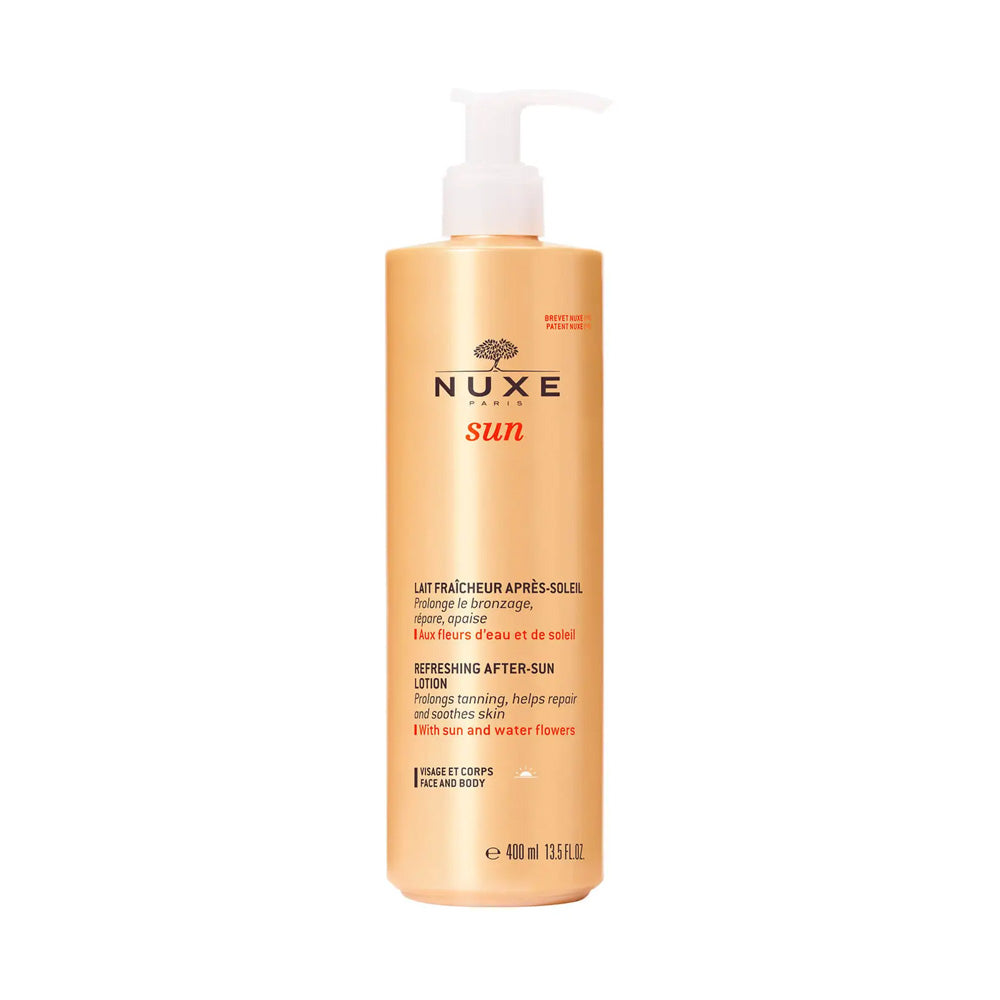 Nuxe Sun Lait fraîcheur après-soleil visage et corps 400ml nova parapharmacie prix maroc casablanca