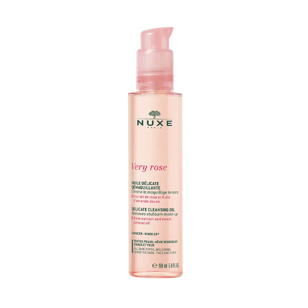 Nuxe Very Rose Huile Délicate Démaquillante 150ml nova parapharmacie prix maroc casablanca