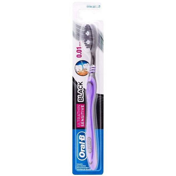 Oral-B Brosse A Dents Noir Ultrathin Sensitive Extra Soft nova parapharmacie prix maroc casablanca