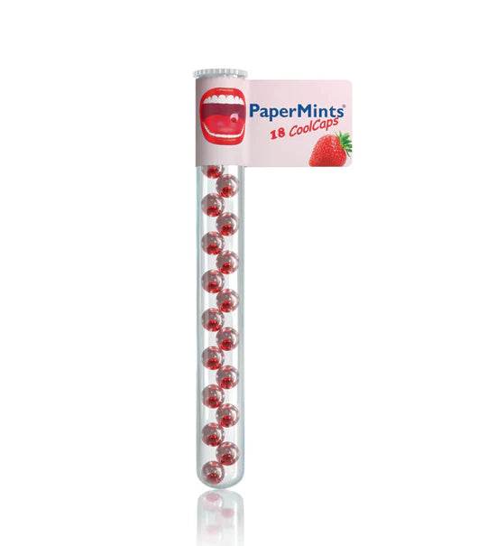 Papermints Capsules fraise 18 COOLCAPS - Global Para