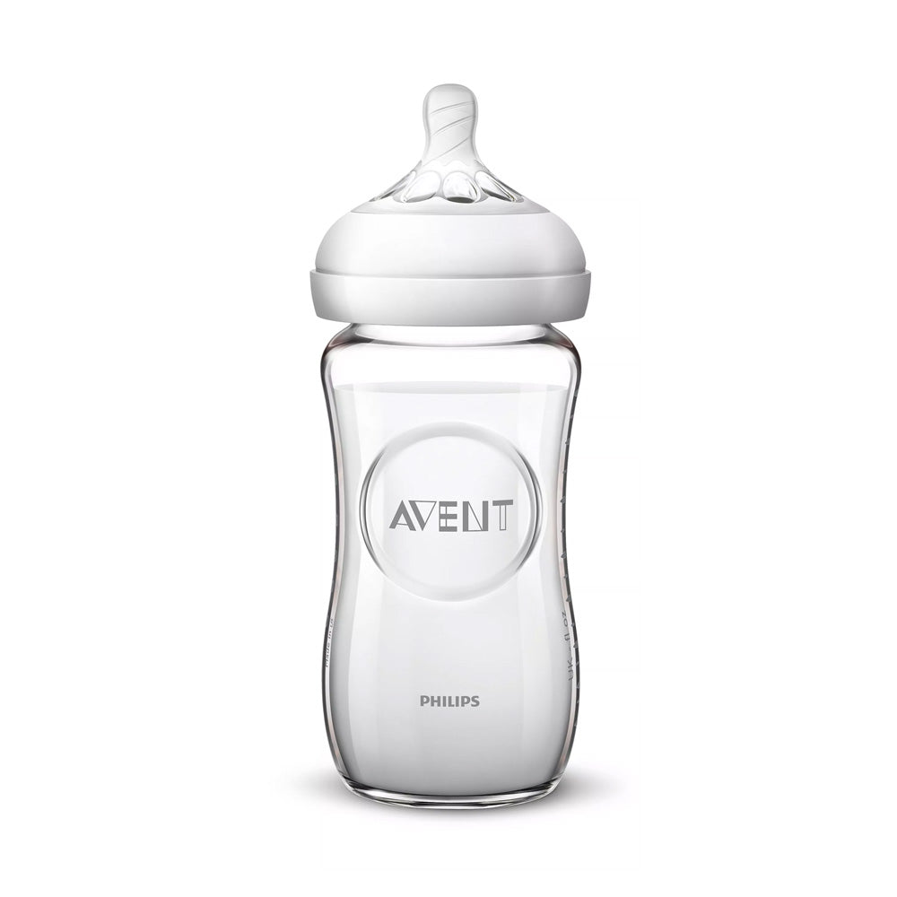 Philips AVENT Biberon En Verre Natural 240ml +0m scf053/17 nova parapharmacie prix maroc casablanca