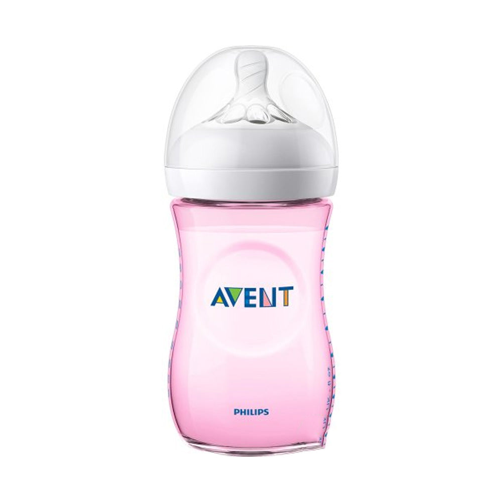 Philips AVENT Biberon Natural 260 ml Rose 9oz sfc034/17 nova parapharmacie prix maroc casablanca