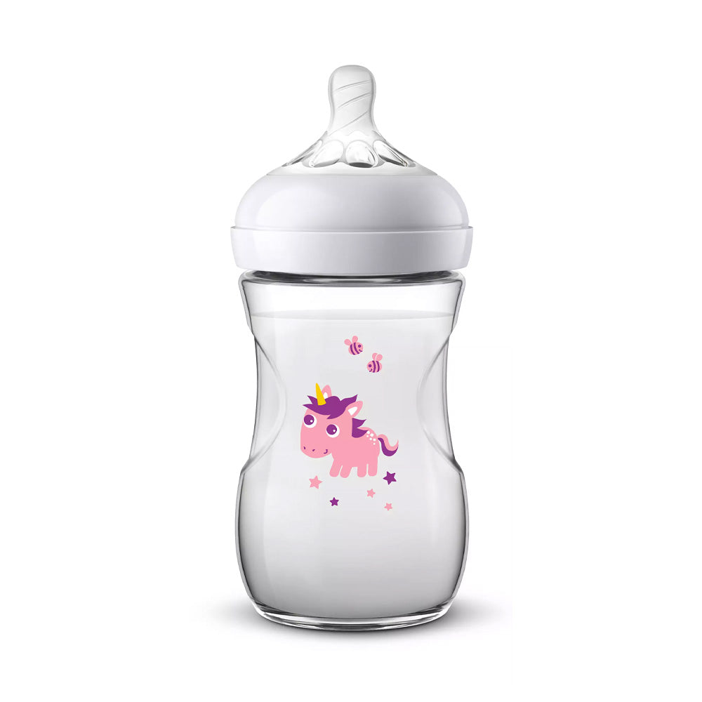 Philips AVENT Biberon Naturel 260ml +1m Scf070/25 Unicorn nova parapharmacie prix maroc casablanca