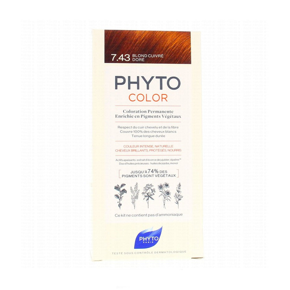 Phyto Color 7.43 Blond Cuivre Doré - Nova Para