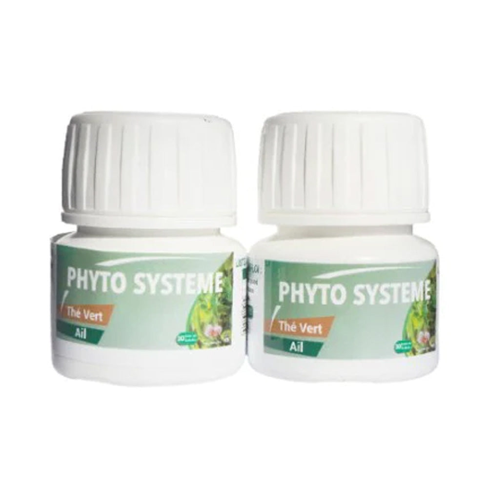 Phyto Systeme Thé Vert Et Ail 60 Gélules nova parapharmacie prix maroc casablanca