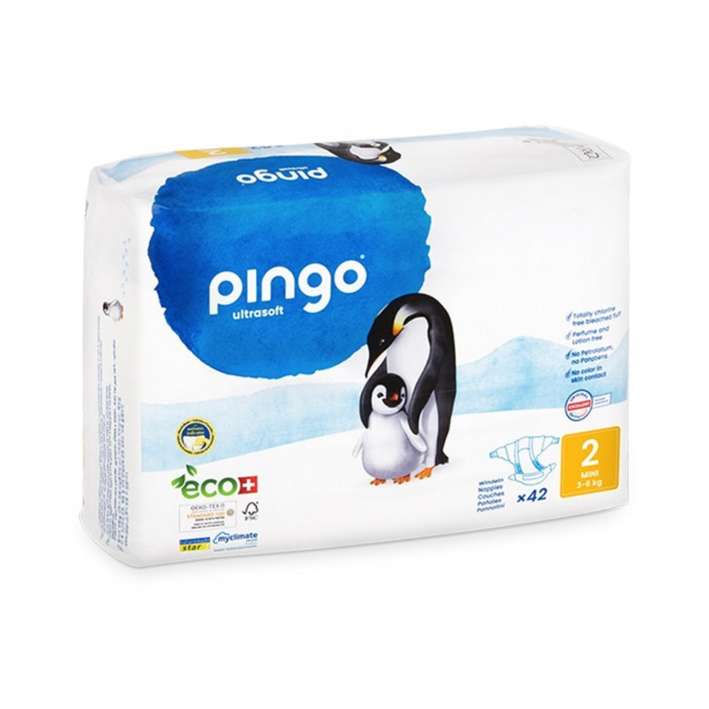 Pingo Couches Écologique Jetables Mini Taille 2 3-6kg 42 PCS nova parapharmacie prix maroc casablanca