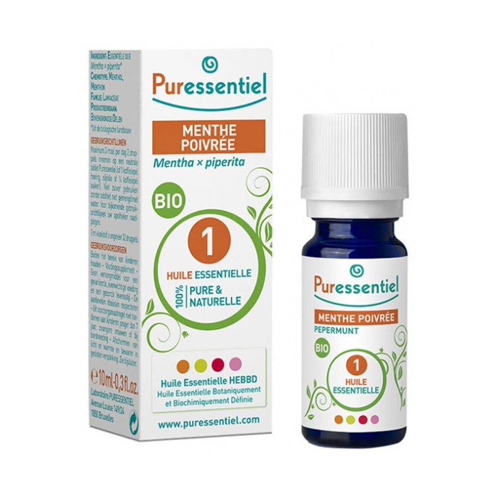 Puressentiel Huile Essentielle Menthe Poivrée BIO 10ml - Nova Para