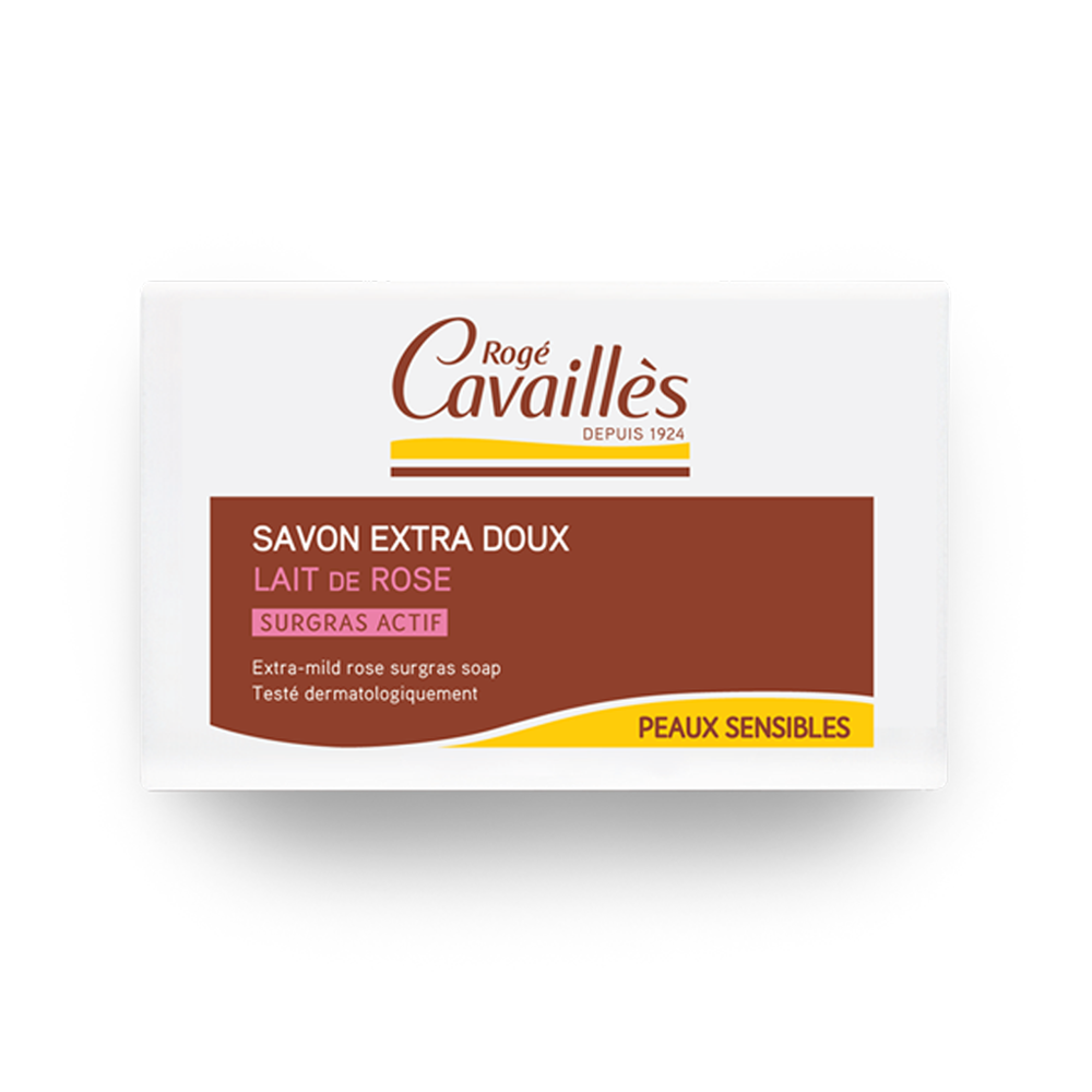 Rogé cavaillès Savon Surgras Extra-Doux Lait de Rose 150g nova parapharmacie prix maroc casablanca