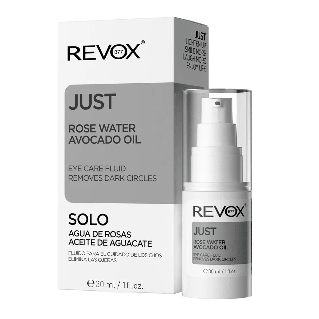 Revox Just Fluide Contour des Yeux à l’Huile d’Avocat & à l’Eau de Rose – 30ml