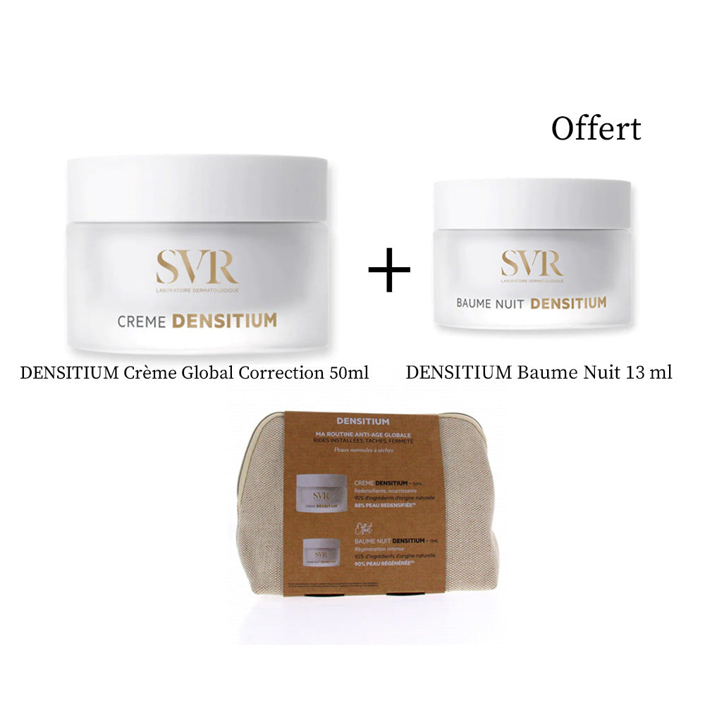 ?SVR DENSITIUM Crème Global Correction 50ml= SVR DENSITIUM Baume Nuit + Trousse Offert - Nova Para