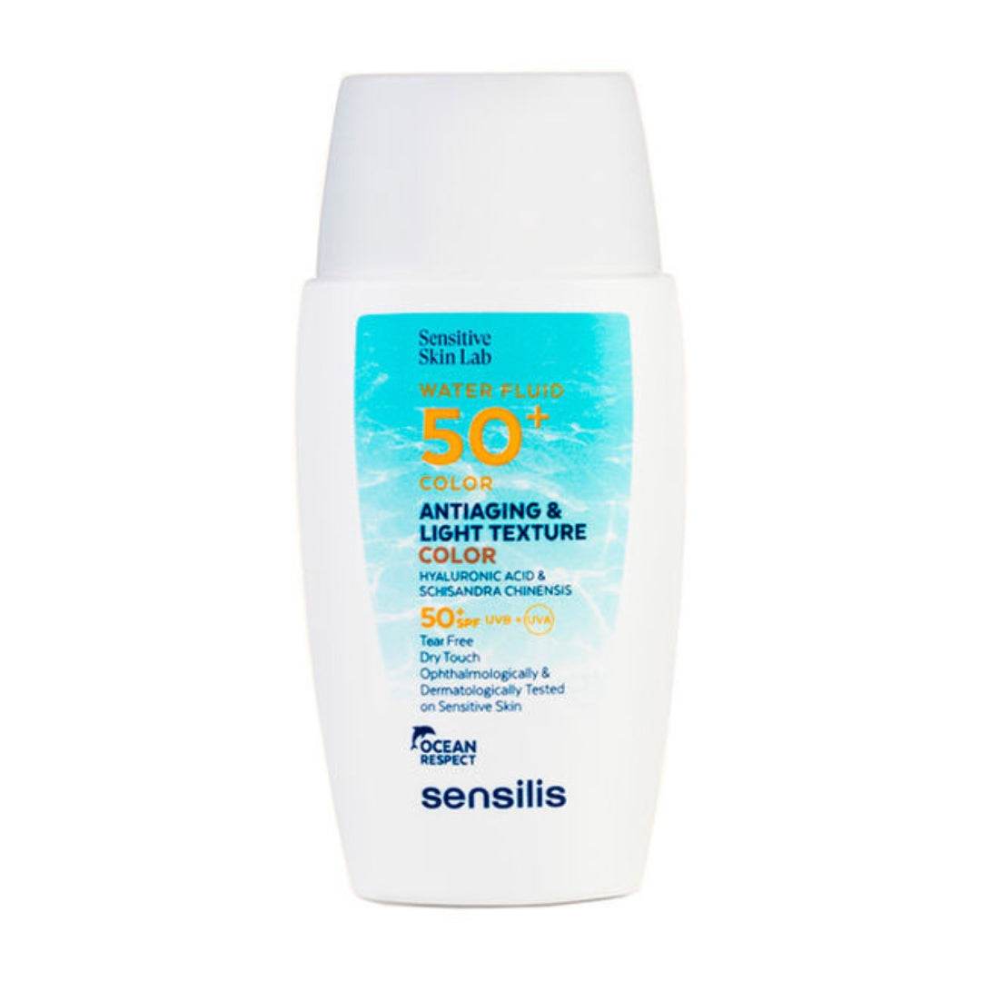 SENSILIS SENSITIVE SKIN LAB WATER FLUID SPF 50+ TEXTURE LIGHT 40 ML - Global Para