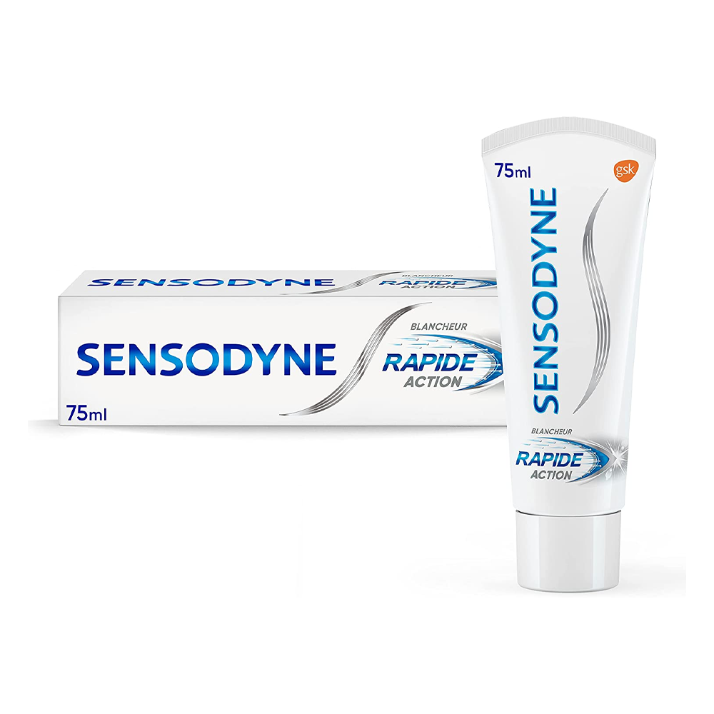 Sensodyne Dentifrices Rapide Blancheur 75ml nova parapharmacie prix maroc casablanca