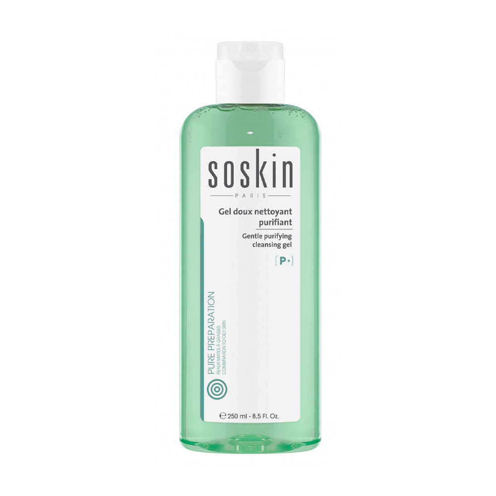 Soskin Gel doux nettoyant purifiant 250ml nova parapharmacie prix maroc casablanca