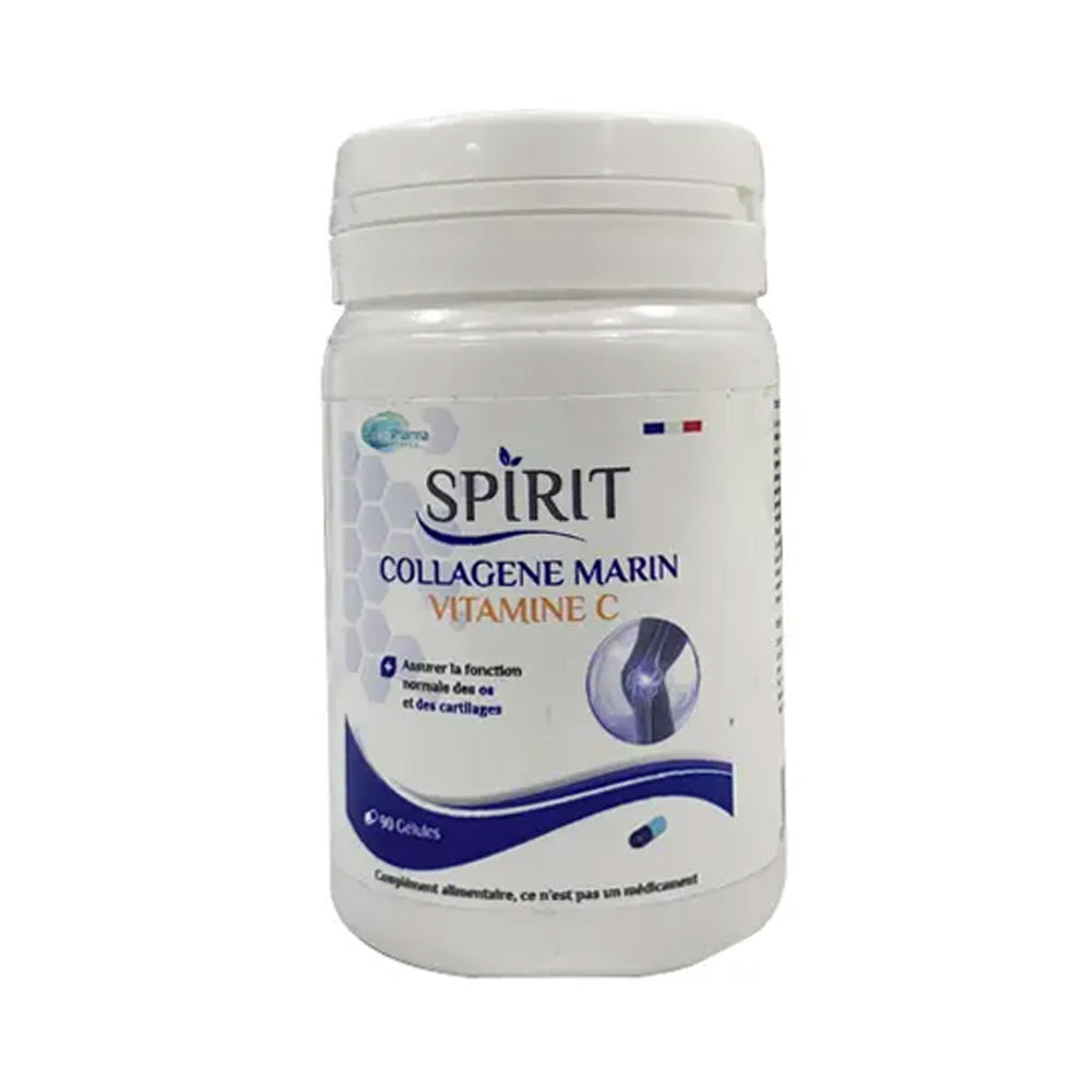 Spirit Collagene Marin Vitamine C 90 Gélules nova parapharmacie prix maroc casablanca