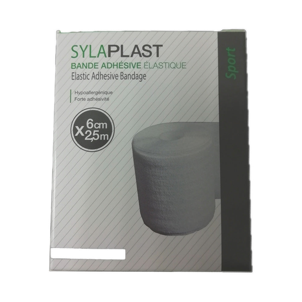 Sylaplast Bande Adhésive Élastique 6cm x 2.5m - Nova Para