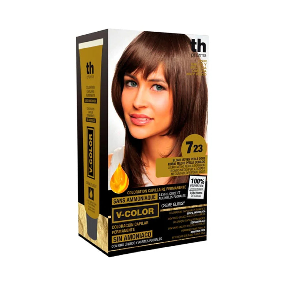 Th-Pharma Vitalia Color N° 7.23 Blond Moyen Perle Doré - Nova Para