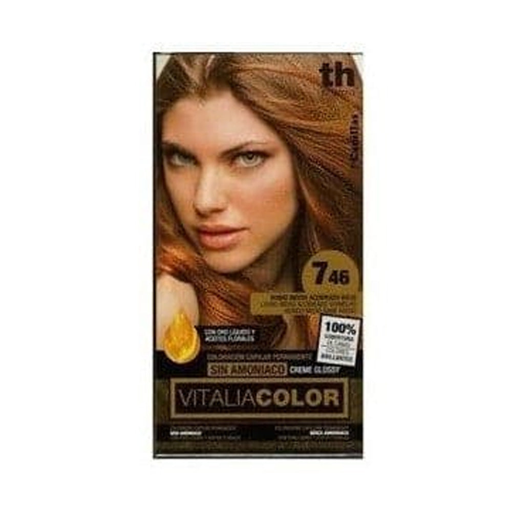 Th-Pharma Vitalia Color N° 7.46 Blond Moyen Cuivre Rouge - Nova Para