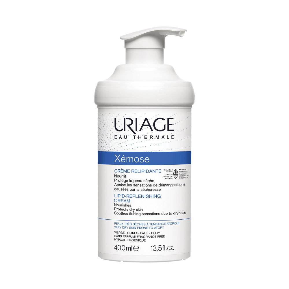 Uriage Xemose C8+ Anti-Grattage Crème Relipidante 400ml + Huile Lavante 200ml Offerte