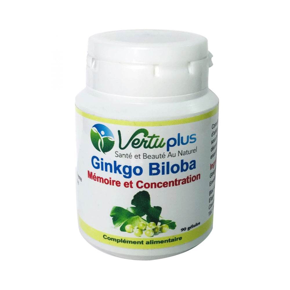 Vertu Plus Ginkgo Biloba 90 Gélules