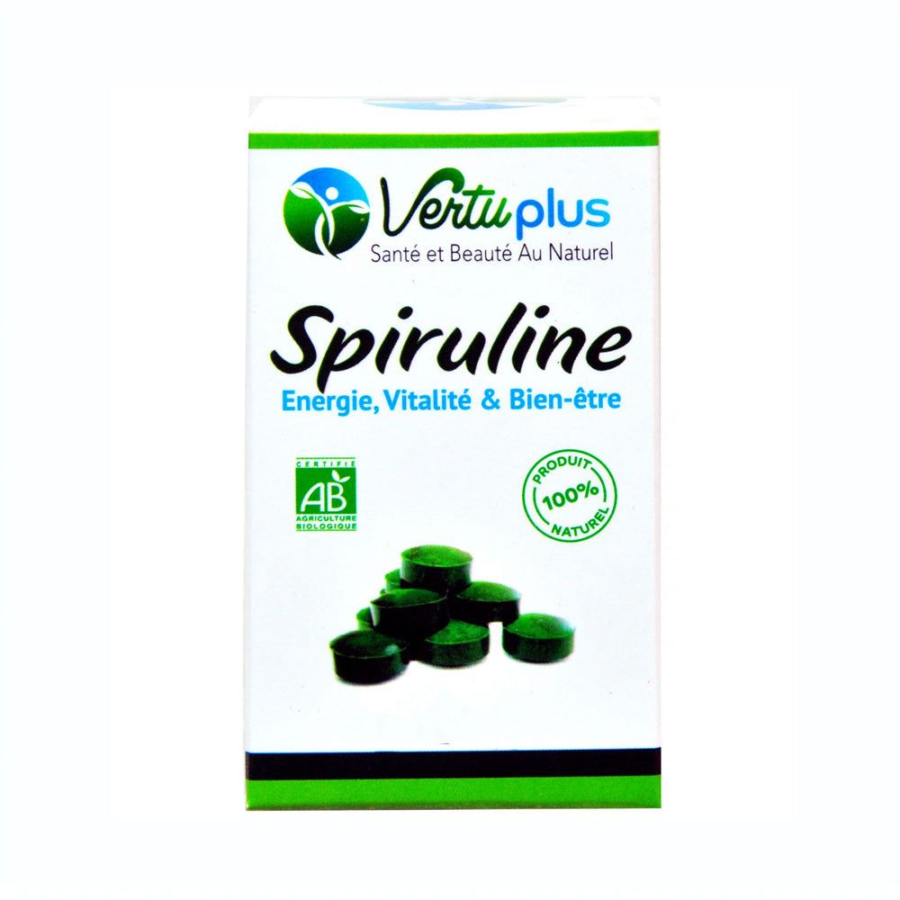 Vertu Plus Spiruline 200 Comprimés nova parapharmacie prix maroc casablanca