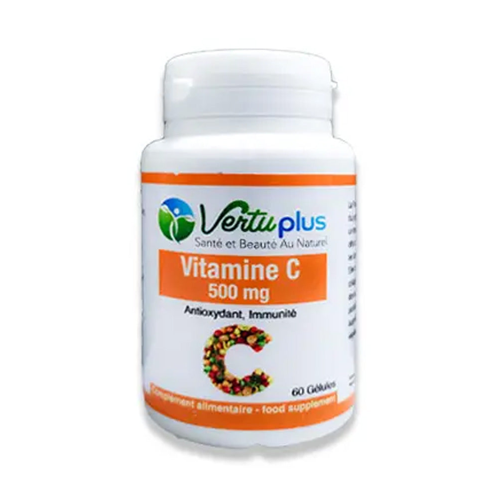 Vertu Plus Vitamine C 500mg 60 Gélules nova parapharmacie prix maroc casablanca