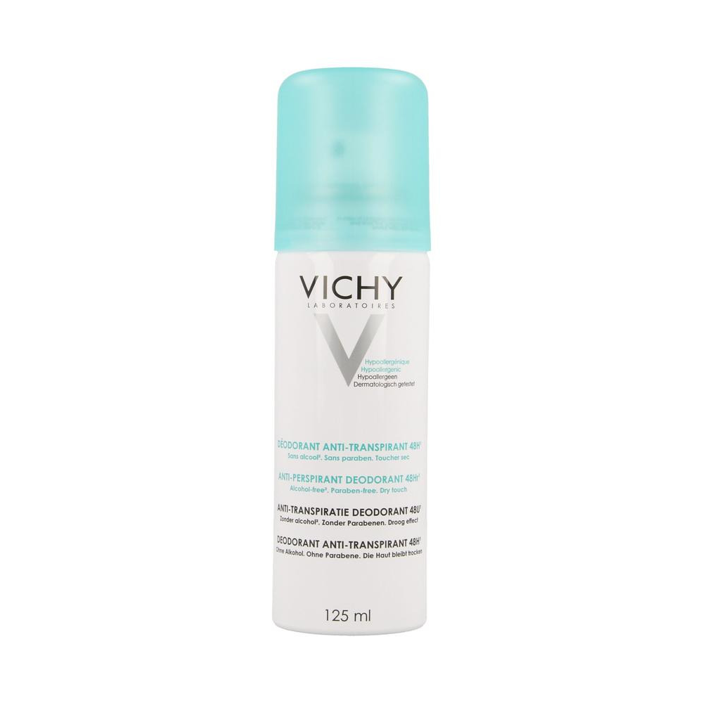 Vichy Déodorant Anti Transpirant 48H Aérosol 125ml nova parapharmacie prix maroc casablanca