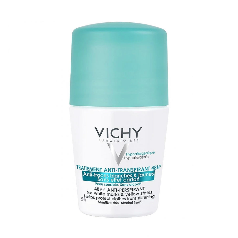 Vichy Déodorant Bille Anti-Transpirant 48H Anti traces 50ml nova parapharmacie prix maroc casablanca