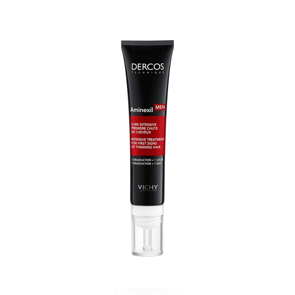 Vichy Dercos Technique Aminexil Men Cure Intensive Première Chute De Cheveux 36ml nova parapharmacie prix maroc casablanca