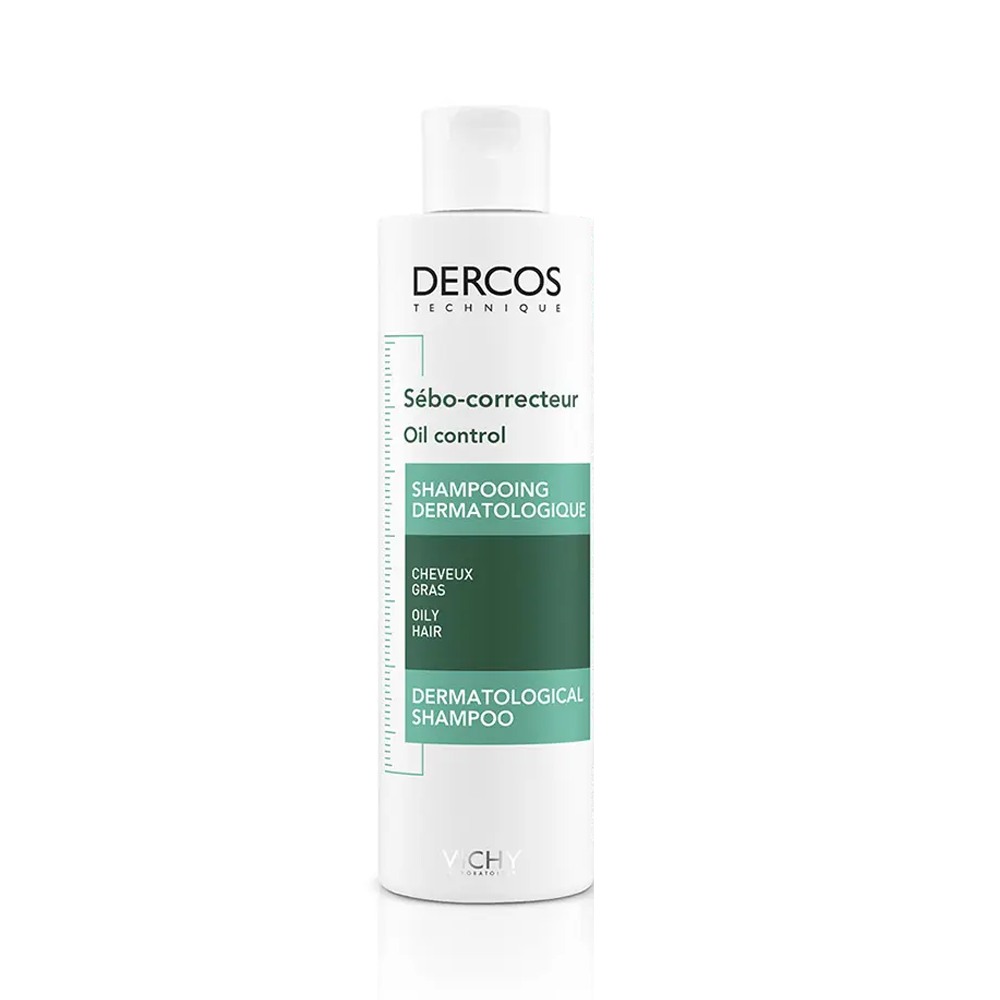 Vichy Dercos Technique Shampooing Traitant Sébo-Correcteur 200ml nova parapharmacie prix maroc casablanca