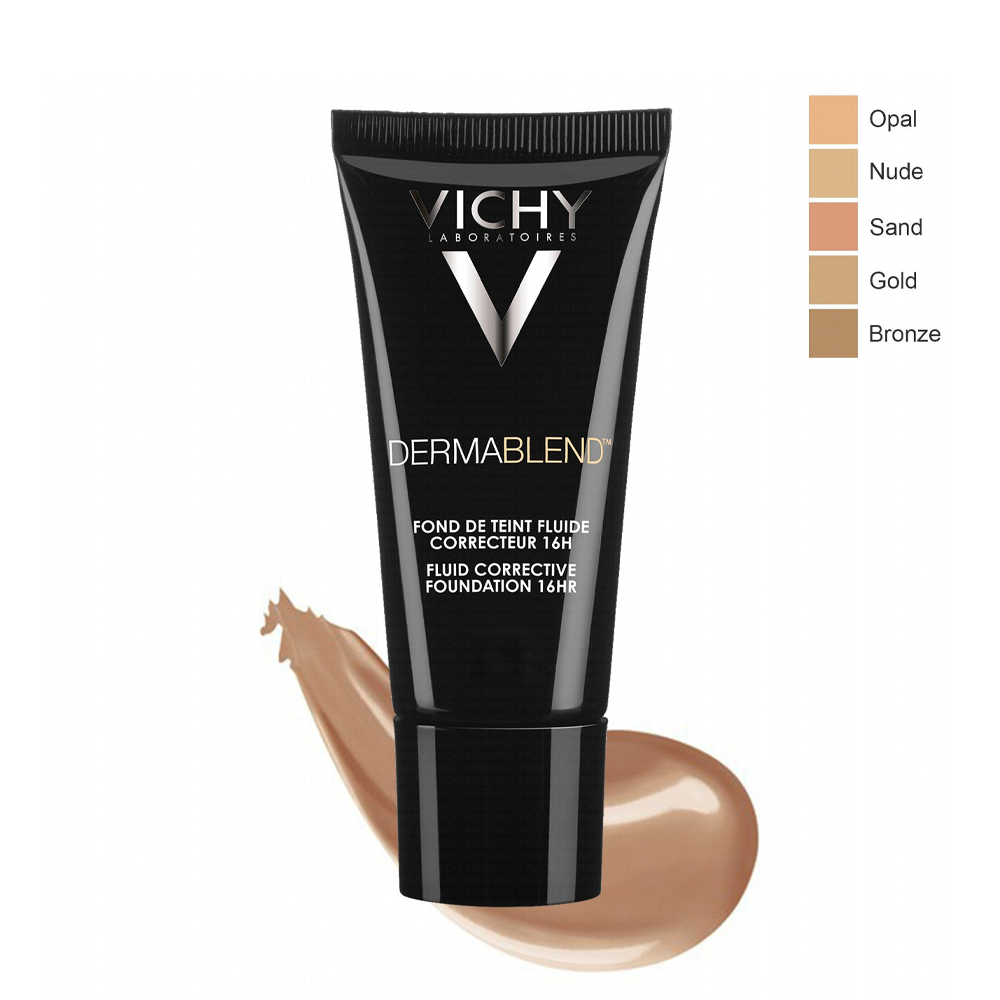 Vichy Dermablend Fond de Teint Fluide Correcteur 30ml Teinte 25 Nude nova parapharmacie prix maroc casablanca