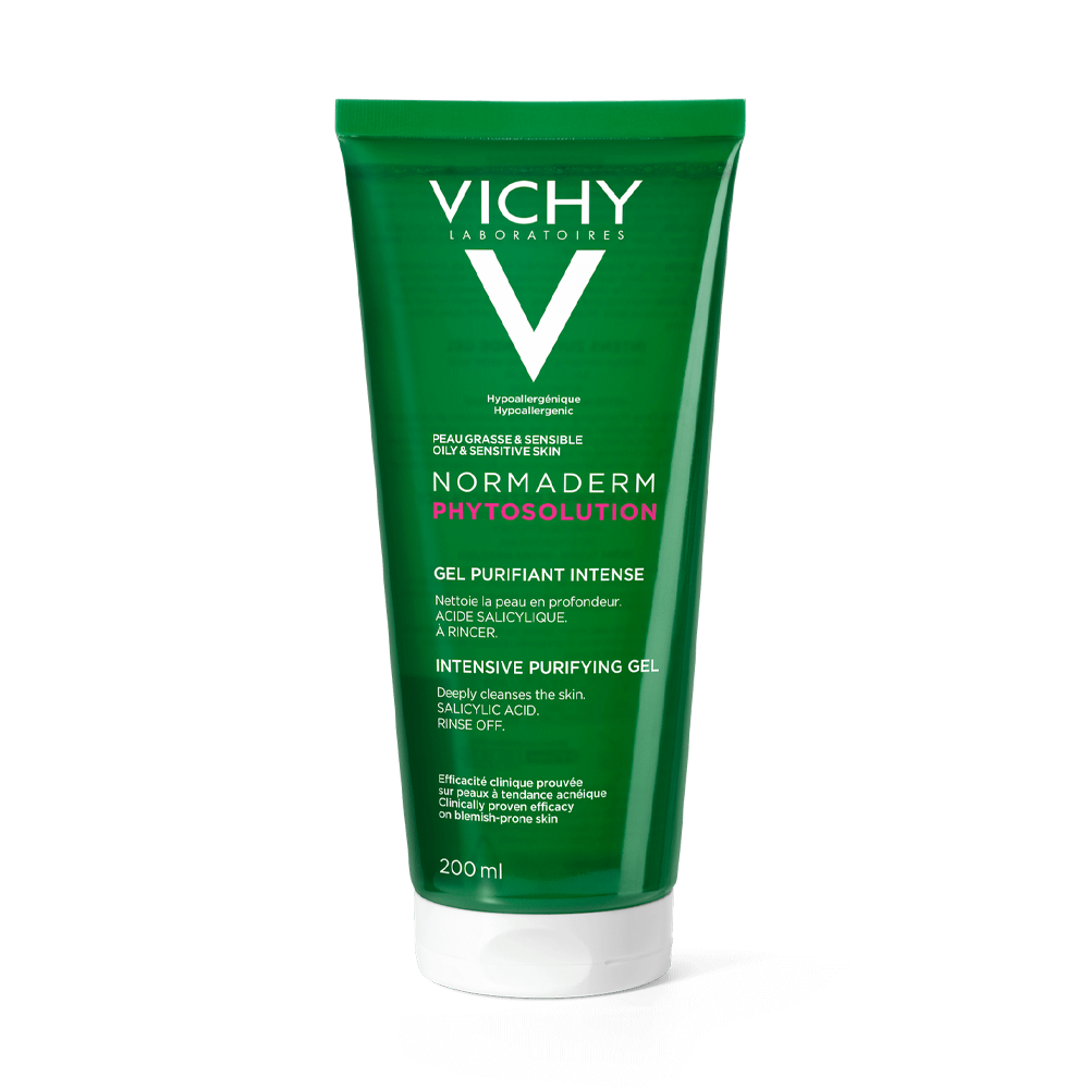 Vichy Normaderm Phytosolution Gel Purifiant Intense 200ml nova parapharmacie prix maroc casablanca