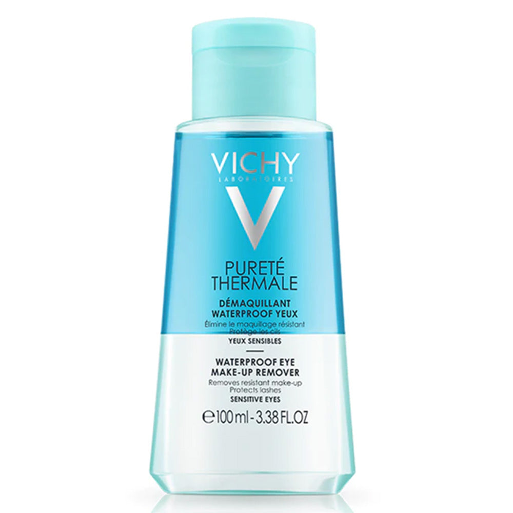 Vichy-Puree-Thermale-Demaquillant-Waterproof-Yeux-100ml-Parapharmacie-Casablanca-Maroc-Prix|Nova Para