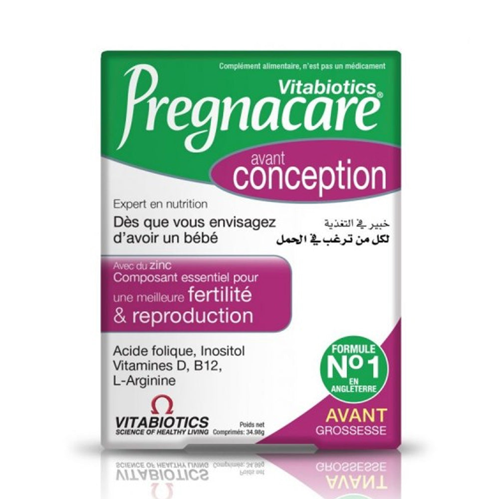 Vitabiotics Pregnacare Avant Conception 30 Comprimés - Nova Para