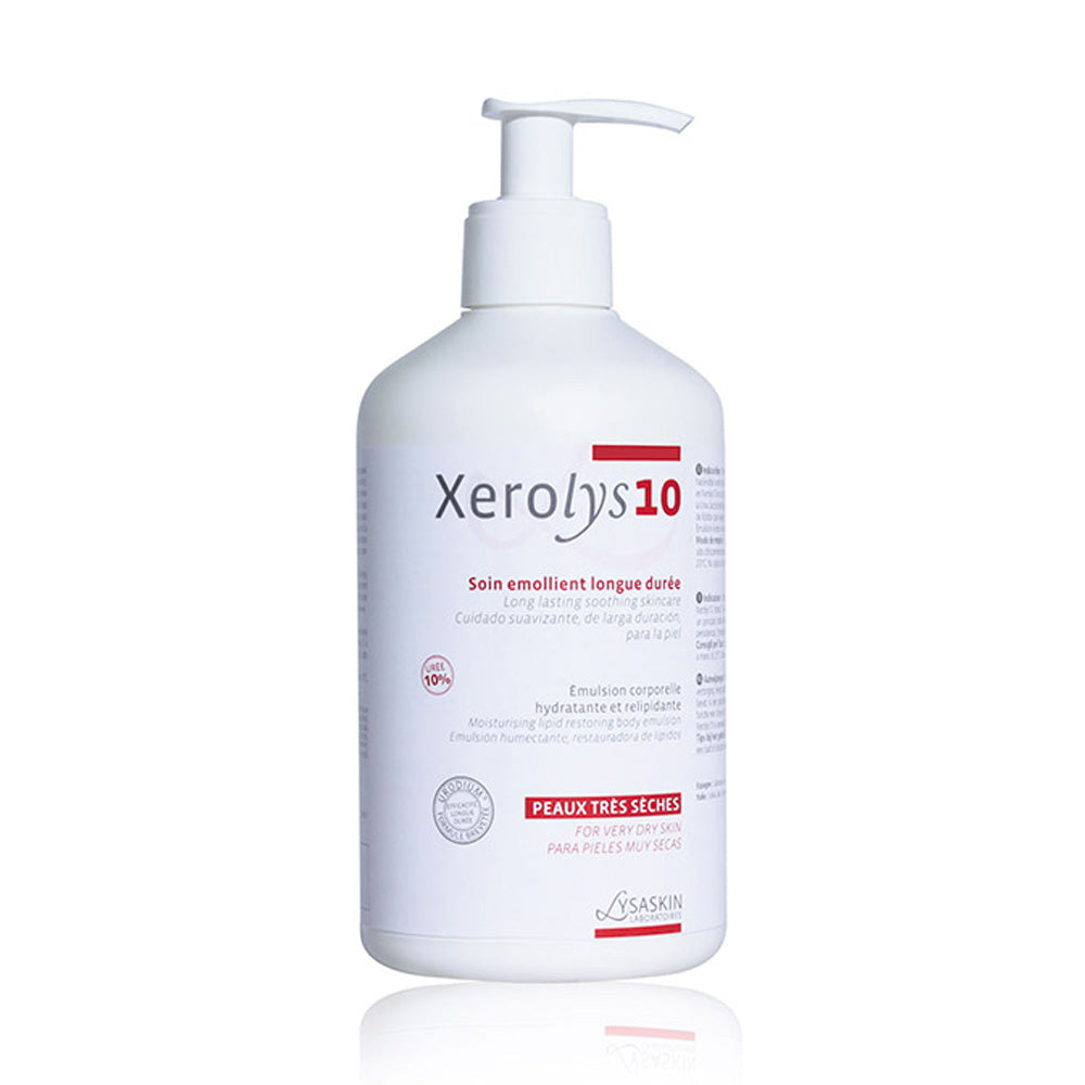 Lysaskin XEROlys 10 Soin Emollient Peaux Très Sèches 500ml nova parapharmacie prix maroc casablanca