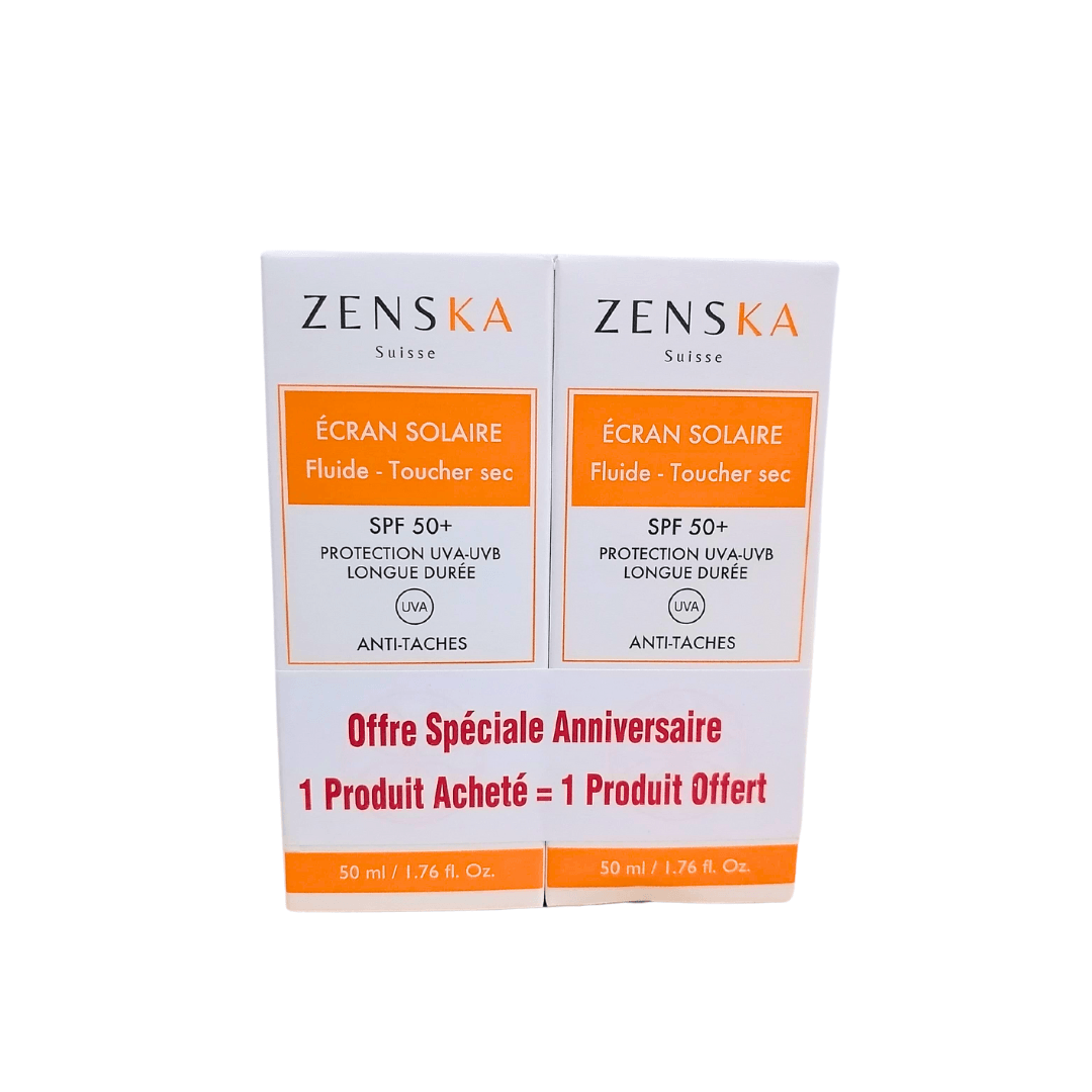 Zenska Ecran Solaire Fluide spf50+ 2*50ml PACK - Global Para