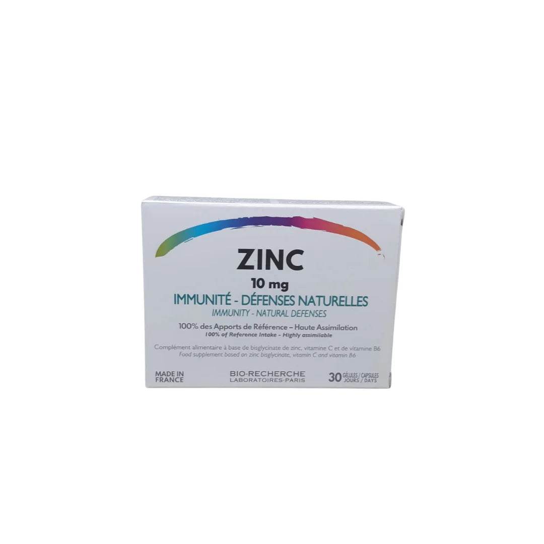 BIO RECHERCHE Zinc 10mg 30gelules - Global Para