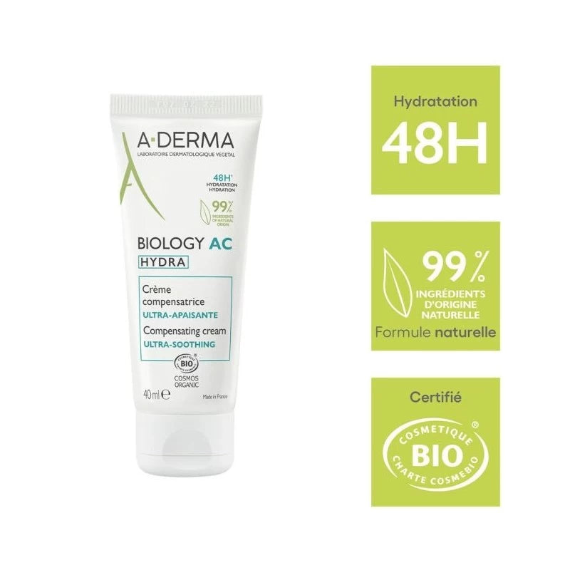 A-Derma BIOLOGY AC hydratante compensatrice 40ml | Global para